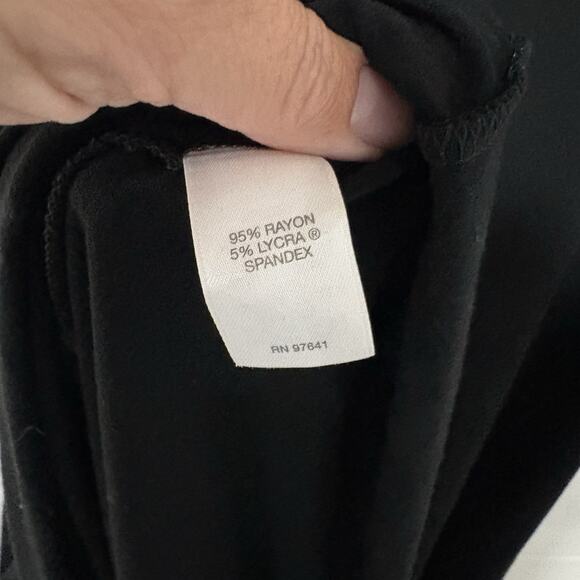 J. Jill | Dress Maxi Black Sleeveless Stretch Wearever- Size Medium Petite - Picture 5 of 7